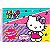 Caderno Esp Cartografia Cd 60f Hello Kitty - Sd - Imagem 1