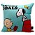 Almofada 25x25cm Fibra Veludo Friends Snoopy- Zona - Imagem 1