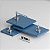 Kit Acessórios para Banheiro Athenas Inox e Metal Prata Alto Brilho Grego - Imagem 4