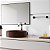 Porta Toalha Para Banheiro 45cm Black Satin Athenas 1030045AT - Imagem 6