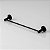 Porta Toalha Para Banheiro 55cm Black Satin Athenas 1030055AT - Imagem 3