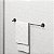Porta Toalha Para Banheiro 55cm Black Satin Athenas 1030055AT - Imagem 4