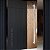Puxador Duplo Para Porta em Inox 40cm Alto Brilho Modelo Chronos Portas de Madeira e Vidro Grego Metal - Imagem 2