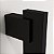 Puxador Duplo Para Porta em Inox 30cm Preto Fosco Modelo Chronos Portas de Madeira e Vidro Grego Metal - Imagem 3