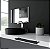 Porta Toalhas Duplo Para Banheiro 60cm Inox Black Satin Patmos 1031060PM - Imagem 3