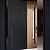 Puxador Para Porta Quadrado Inox Preto Fosco 120cm portas de madeira/vidro temperado/pivotante/alumínio Modelo Rhodes - Imagem 4