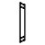 Puxador Para Porta Aço Inox Preto Fosco 60cm Modelo Pegasus portas de madeira/vidro/pivotante/alumínio - Imagem 1