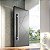 Puxador Para Porta Inox Polido Alto Brilho 110cm portas de madeira/vidro temperado/pivotante/alumínio Modelo Rhodes - Imagem 3
