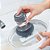 Escova de Aco Limpeza Com Recipiente Para Detergente Multiuso Lava Loucas - Imagem 6