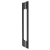 Puxador Duplo Para Portas Modelo Zeus Em Aço Inox Black Satin 3000ZS - Imagem 2
