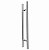 Puxador Para Portas Duplo Modelo Egeu Aço Inox Escovado 3000EG - Imagem 1