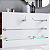Kit De Acessórios Para Banheiro Quadrado Troia Lavabo Box E Pia 2110TR Grego Metal - Imagem 4