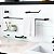Kit De Acessórios Para Banheiro Quadrado Troia Lavabo Box E Pia 2110TR Grego Metal - Imagem 9