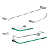 Kit De Acessórios Para Banheiro 2100TR Troia - Imagem 1
