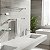 Kit De Acessórios Para Banheiro Quadrado Troia Lavabo Box E Pia 2090TR Grego Metal - Imagem 8