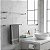 Kit De Acessórios Para Banheiro Quadrado Troia Lavabo Box E Pia 2090TR Grego Metal - Imagem 1