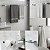 Kit De Acessórios Para Banheiro Quadrado Troia Lavabo Box E Pia 2080TR Grego Metal - Imagem 11