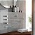 Kit De Acessórios Para Banheiro Quadrado Troia Lavabo Box E Pia 2080TR Grego Metal - Imagem 1