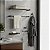 Kit De Acessórios Para Banheiro Quadrado Troia Lavabo Box E Pia 5Pçs Grego Metal - Imagem 5