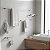 Kit De Acessórios Para Banheiro Quadrado Troia Lavabo Box E Pia 5Pçs Grego Metal - Imagem 9