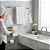 Kit De Acessórios Para Banheiro Quadrado Troia Lavabo Box E Pia 2070TR Grego Metal - Imagem 1