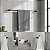 Kit De Acessórios Para Banheiro Quadrado Troia Lavabo Box E Pia 2050TR Grego Metal - Imagem 7