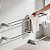 Kit De Acessórios Para Banheiro Quadrado Troia Lavabo Box E Pia 2060TR Grego Metal - Imagem 3