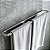 Porta Toalha De Banho Premium Agata Em Aço Inox 65cm Toalheiro Para Banheiro Acessório Grego Metal - Imagem 3