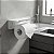 Porta Papel Higiênico Triplo Aço Inoxidável Para Banheiro Suporte Papel Para Parede Grego Metal - Imagem 3