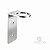 Suporte Agata Em Aço Inox Dispensador De Frasco Líquido Para Banheiro, Pia, Box e Lavabo Acessório Grego Metal - Imagem 2