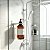 Suporte Agata Em Aço Inox Dispensador De Frasco Líquido Para Banheiro, Pia, Box e Lavabo Acessório Grego Metal - Imagem 11
