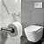 Porta Papel Higiênico Redondo Orion Para Banheiro Lavabo Acessório Grego Metal - Imagem 9