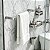 Porta Toalha De Rosto Quadrado Troia 32cm Toalheiro Para Banheiro, Pia E Box Acessório Grego Metal - Imagem 9