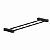 Porta Toalha Duplo Quadrado Troia 42cm Toalheiro Para Banheiro Pia E Box Acessório Grego Metal - Imagem 12