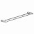 Porta Toalha Duplo Quadrado Troia 62cm Toalheiro Para Banheiro Pia E Box Acessório Grego Metal - Imagem 7
