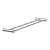 Porta Toalha Duplo Redondo Orion 32cm Toalheiro Para Banheiro Pia E Box Acessório Grego Metal - Imagem 7