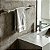 Porta Toalha De Lavabo Redondo Orion 42cm Para Banheiro, Pia e Box Acessório Grego Metal - Imagem 2