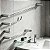 Kit De Acessórios Para Banheiro Orion Suporte Parede Lavabo, Box Grego Metal - Imagem 1