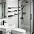 Kit De Acessórios Para Banheiro E Lavabo Orion 5 Peças Grego Metal - Imagem 5