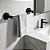 Porta Toalha De Rosto Atenas 45cm Suporte Canopla Para Banheiro, Box, Pia e Lavabo Acessório Grego Metal - Imagem 5