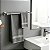 Porta Toalha Duplo Atenas Suporte Canopla 45cm Para Banheiro, Box, Pia e Lavabo Acessório Grego Metal - Imagem 12