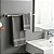 Porta Toalha Duplo Atenas Suporte Canopla 45cm Para Banheiro, Box, Pia e Lavabo Acessório Grego Metal - Imagem 4