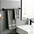 Porta Toalha Duplo Atenas Suporte Canopla 45cm Para Banheiro, Box, Pia e Lavabo Acessório Grego Metal - Imagem 8