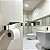 Porta Papel Higiênico Patmos Em Aço Inox Escovado Para Banheiro Acessório Grego Metal - Imagem 3