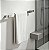 Porta Toalha De Banho Patmos Toalheiro Em Aço Inox Escovado 50cm Para Banheiro Acessório Grego Metal - Imagem 5