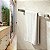 Porta Toalha Banho Premium Patmos Toalheiro Aço Inox Escovado 75cm Acessório Grego Metal - Imagem 3