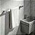 Porta Toalha Banho Premium Patmos Toalheiro Aço Inox Escovado 75cm Acessório Grego Metal - Imagem 1