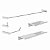 Acessórios De kit Para Banheiro Aço Inox Sparta 2101SP - Imagem 2