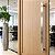 Puxador de Porta Duplo Inox Escovado Perseu para Porta, Vidro, Correr, Pivotante Grego Metal - Imagem 5