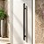 Puxador de Porta Duplo Inox Preto Fosco Perseu para Porta, Vidro, Correr, Pivotante Grego Metal - Imagem 4